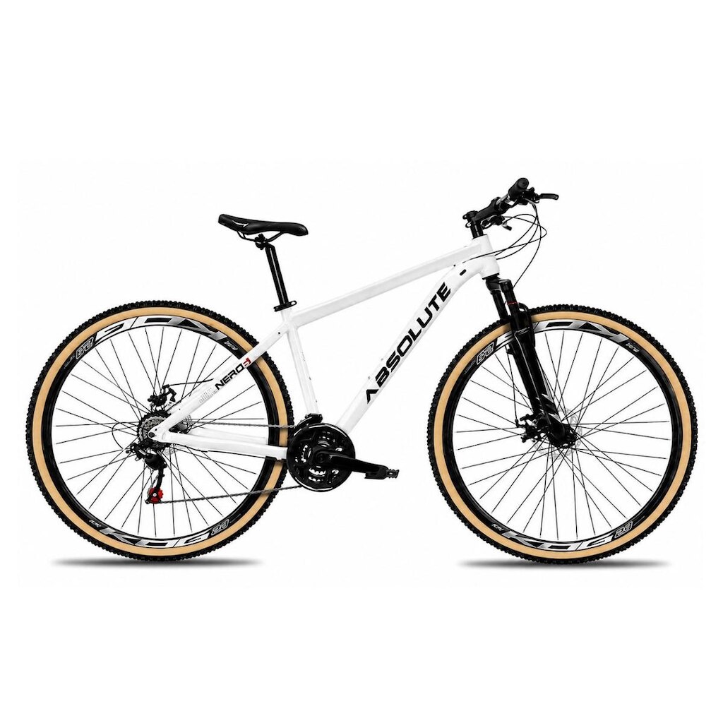 Bicicleta Aro 29 Absolute Nero 6 Alumínio K7 Freio a Disco MTB 27v Garfo Suspensão