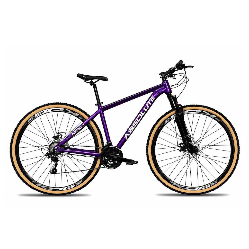 Bicicleta Aro 29 Absolute Nero 6 Alumínio K7 Freio a Disco MTB 27v Garfo Suspensão