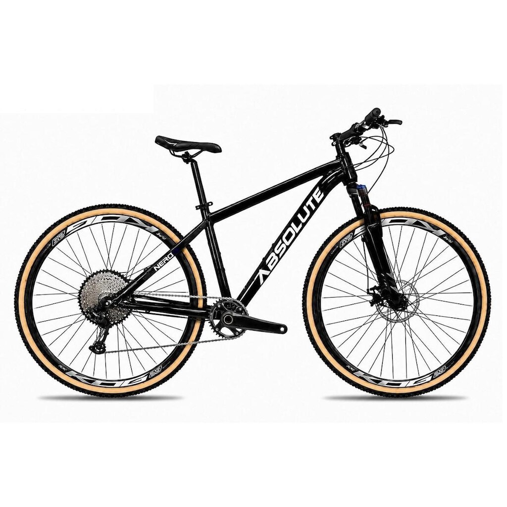 Bicicleta Aro 29 Absolute Nero 6 Alumínio Kit 1x12 Garfo com Trava 12v 11/50 K7 Freio Hidráulico