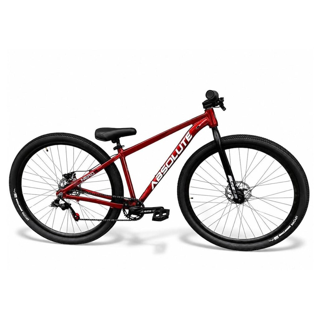 Bicicleta Aro 29 Absolute NERO 6 Freeride Freio Hidraulico Shimano MT200 Garfo Rigido Single K7