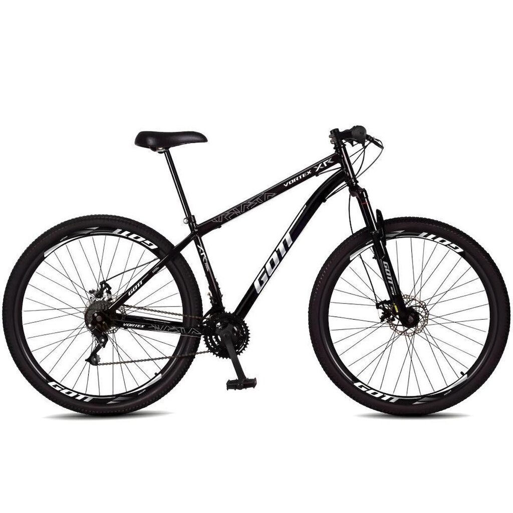 Bicicleta Aro 29 Aço Carbono Gott Vortex RX 21v Com Suspensão e Freio a Disco
