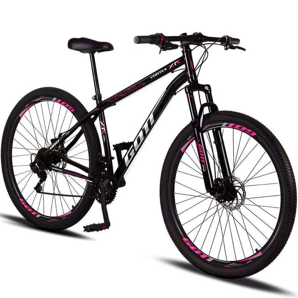 Bicicleta Aro 29 Aço Carbono Gott Vortex RX 21v Com Suspensão e Freio a Disco