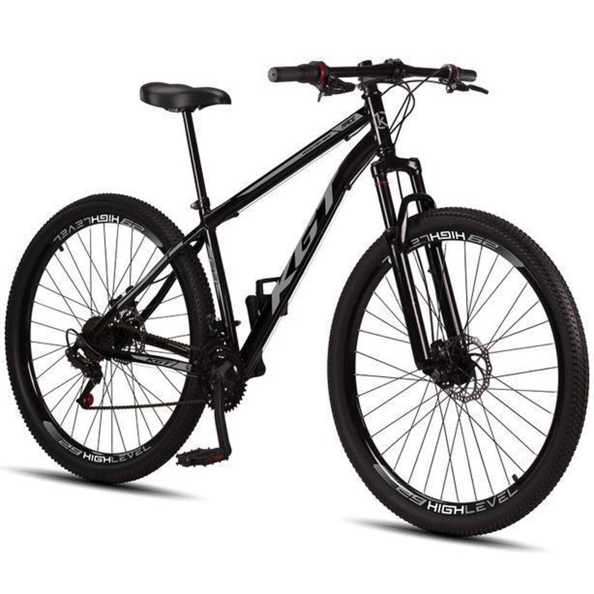 Bicicleta Aro 29 Aço Carbono KGT Freios Disco Suspensão 21v é boa?