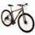 Bicicleta Aro 29 Aço Carbono Ksvj Freios A Disco 21 Vel - Preto e Rosa - Unissex - Amarelo+Vermelho