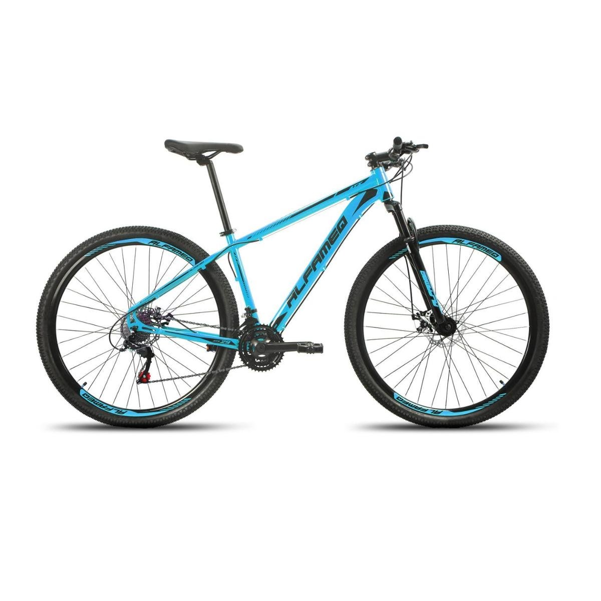 Bicicleta Alfameq Atx Disc M Aro 29 Susp. Dianteira 24 Marchas - Azul/preto