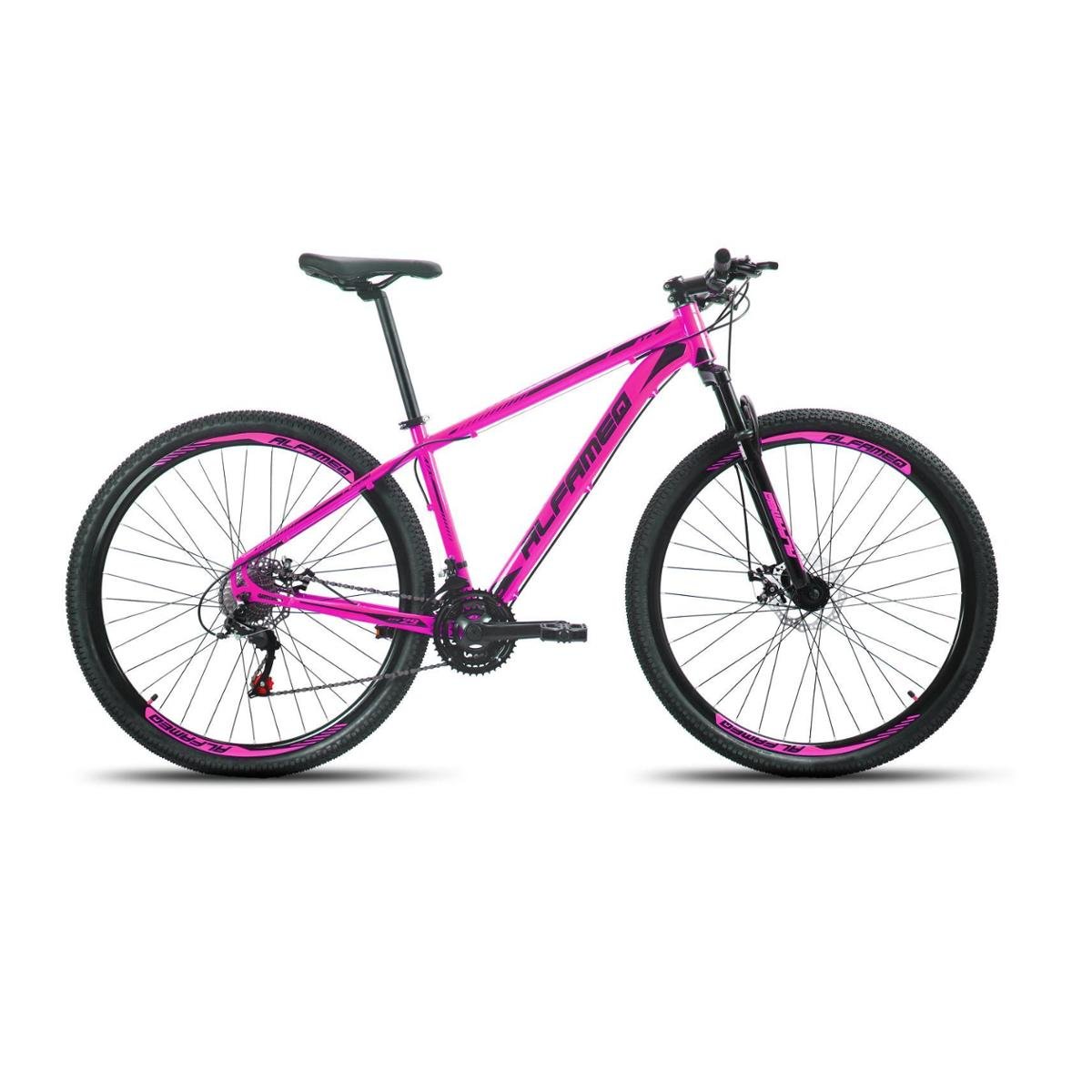 Bicicleta Alfameq Atx Disc M Aro 29 Susp. Dianteira 24 Marchas - Rosa