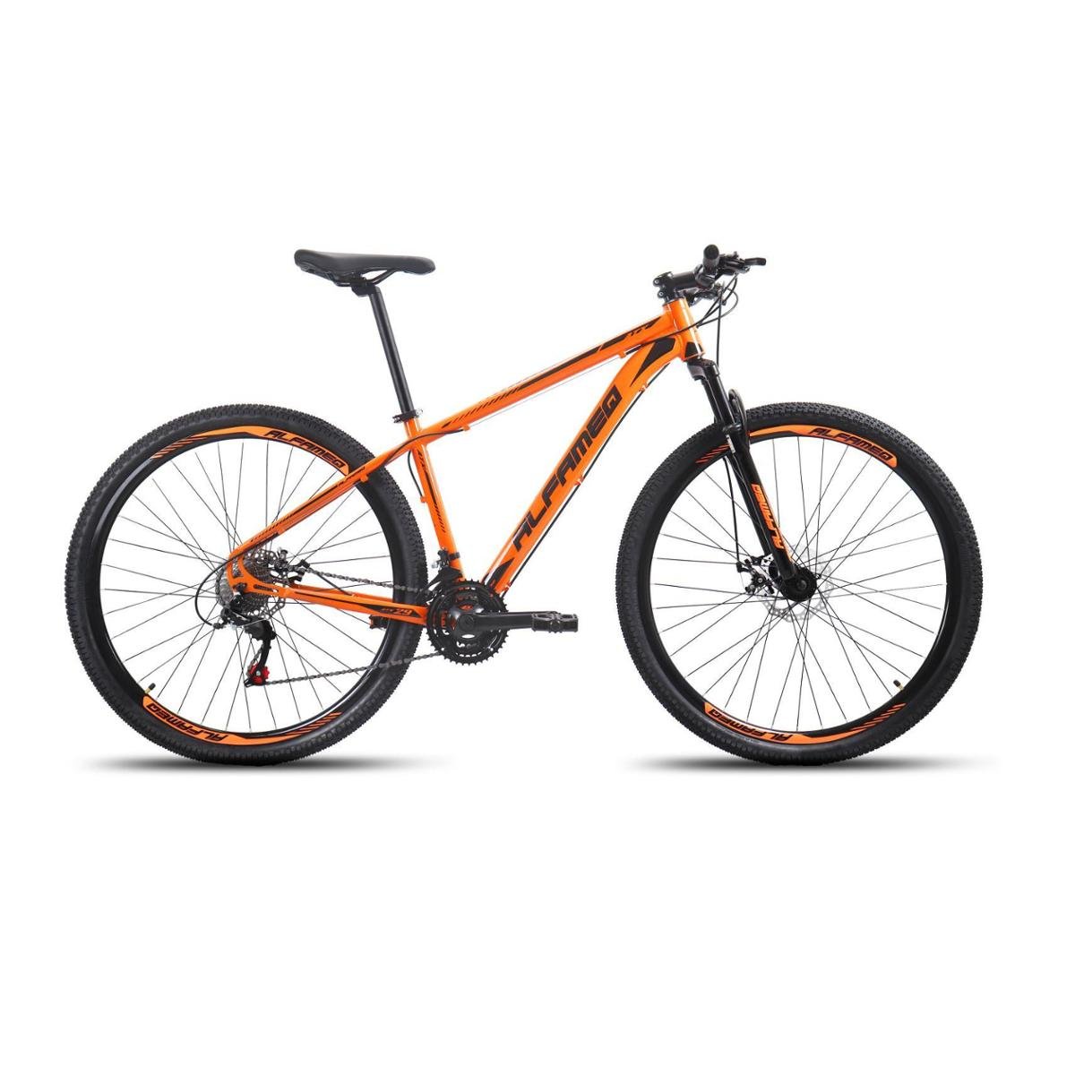 Bicicleta Alfameq Atx Disc M Aro 29 Susp. Dianteira 24 Marchas - Laranja/preto