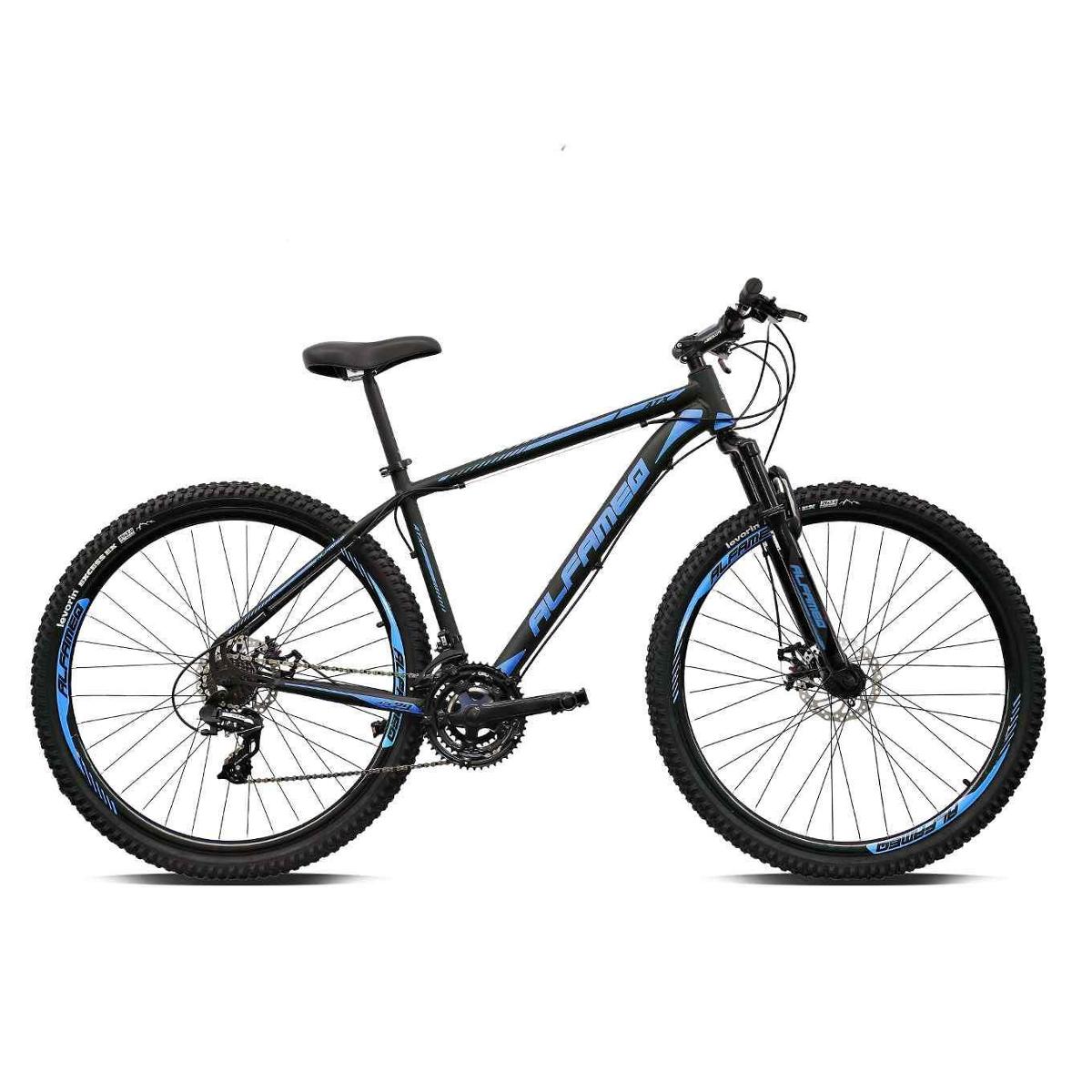 Bicicleta Alfameq Atx Disc H Aro 29 Susp. Dianteira 24 Marchas - Azul/preto