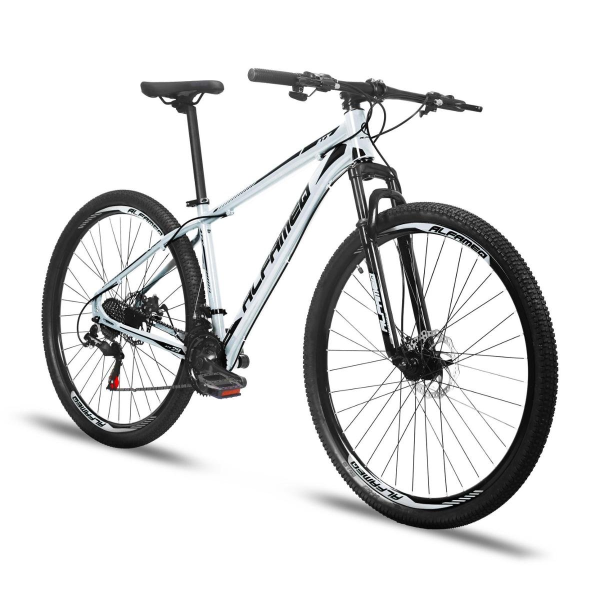 Bicicleta Alfameq Atx Disc H Aro 29 Susp. Dianteira 24 Marchas - Branco