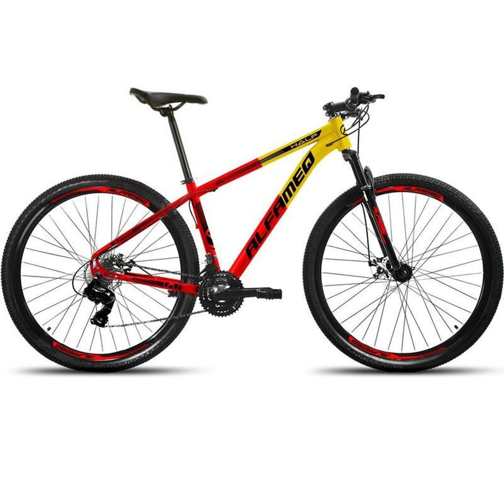 Bicicleta Aro 29 Alfameq Half 24 Marchas Freio a Disco