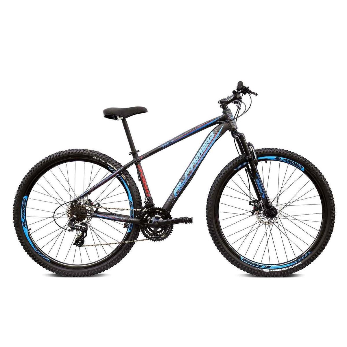 Bicicleta Alfameq Tirreno Disc H Aro 29 Susp. Dianteira 27 Marchas - Azul/verde