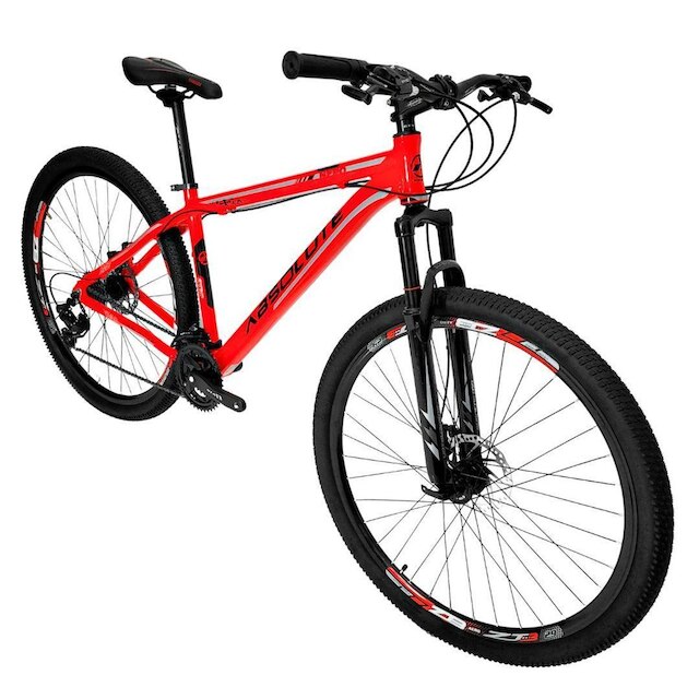 Menor preço em Bicicleta Aro 29 Alumínio Absolute 24v Freio a Disco TM17 - Vermelho