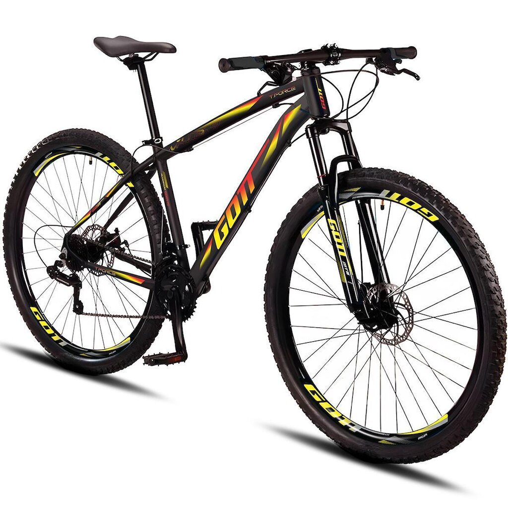 Bicicleta Aro 29 Alumínio Gott 21v Freio a Disco T-Force