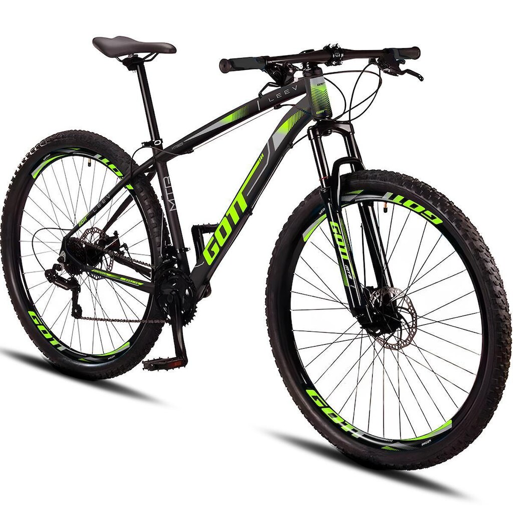 Bicicleta Aro 29 Alumínio Gott 21v Traseiro Shimano Leev