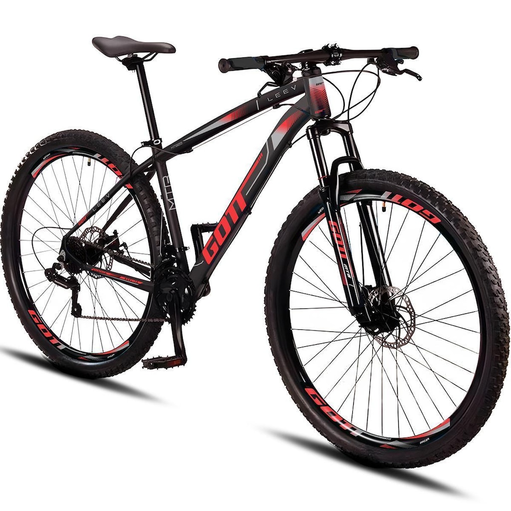 Bicicleta Aro 29 Alumínio Gott 24v Freio a Disco Leev