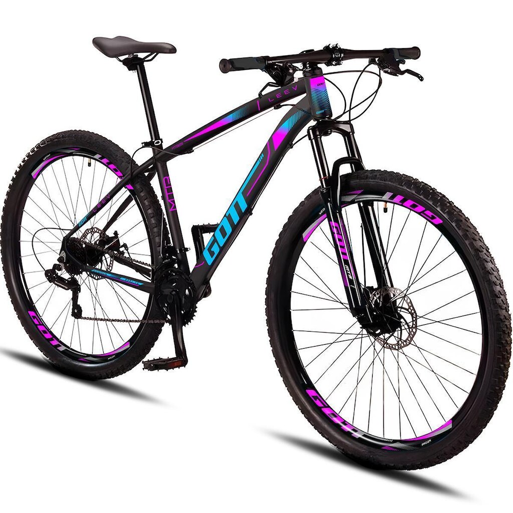 Bicicleta Aro 29 Alumínio Gott 24v Freio a Disco Leev