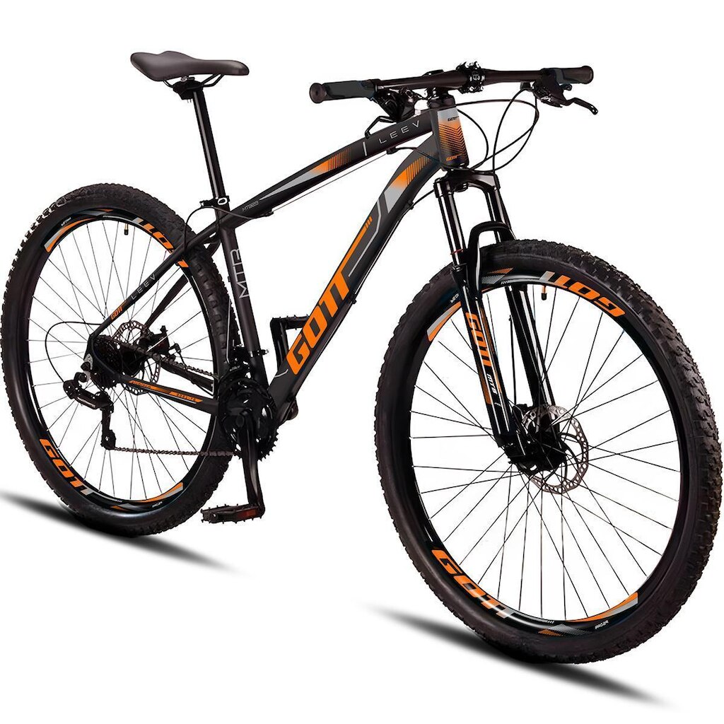 Bicicleta Aro 29 Alumínio Gott 24v Freio a Disco Leev