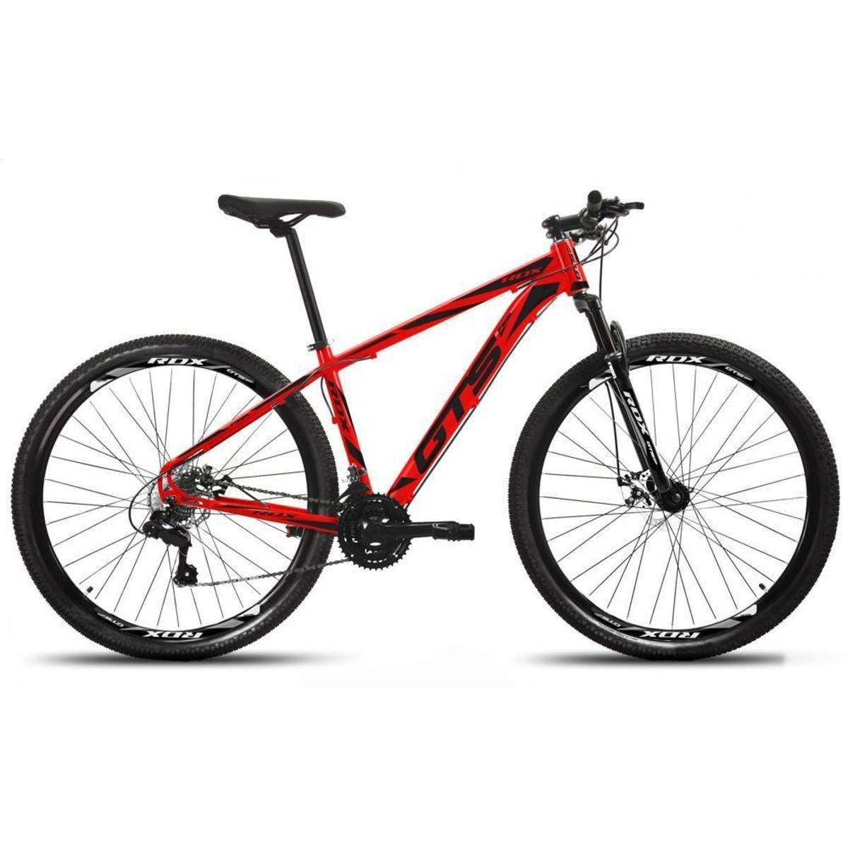 Bicicleta Gts M1 Feel Rdx Disc M Aro 29 Susp. Dianteira 21 Marchas - Vermelho/preto