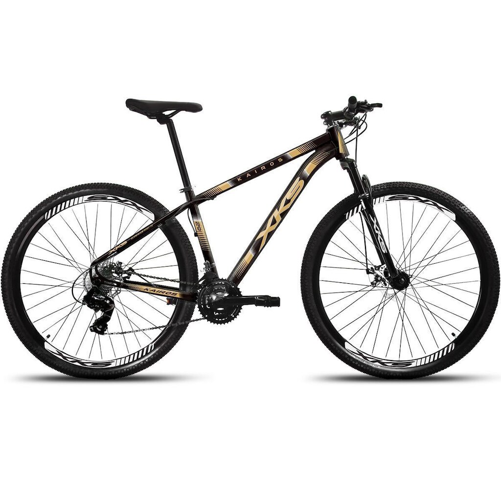 Bicicleta Aro 29 Aluminio Kairos Freio A Disco 24 Marchas