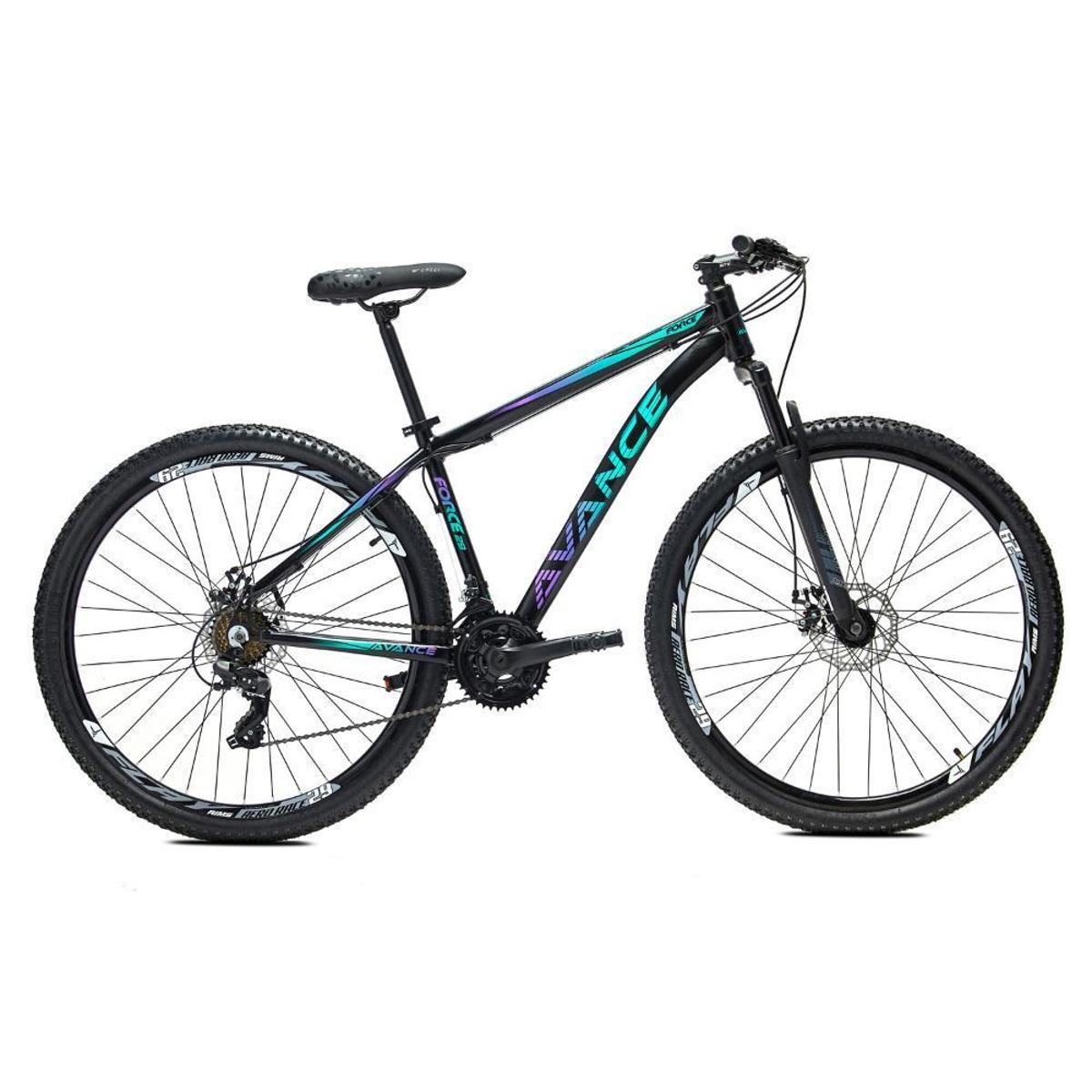 Bicicleta Aro 29 Avance Force 24V Câmbio Traseiro Shimano Menor preço em Bicicleta Aro 29 Avance Force 24V Câmbio Traseiro Shimano