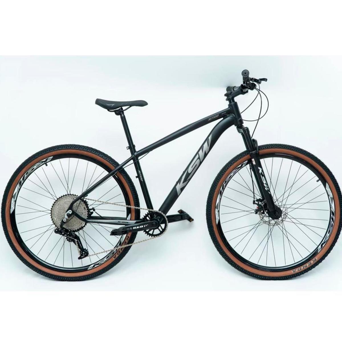 Bicicleta Ksw Xlt Disc H Aro 29 Susp. Dianteira 12 Marchas - Preto/prata