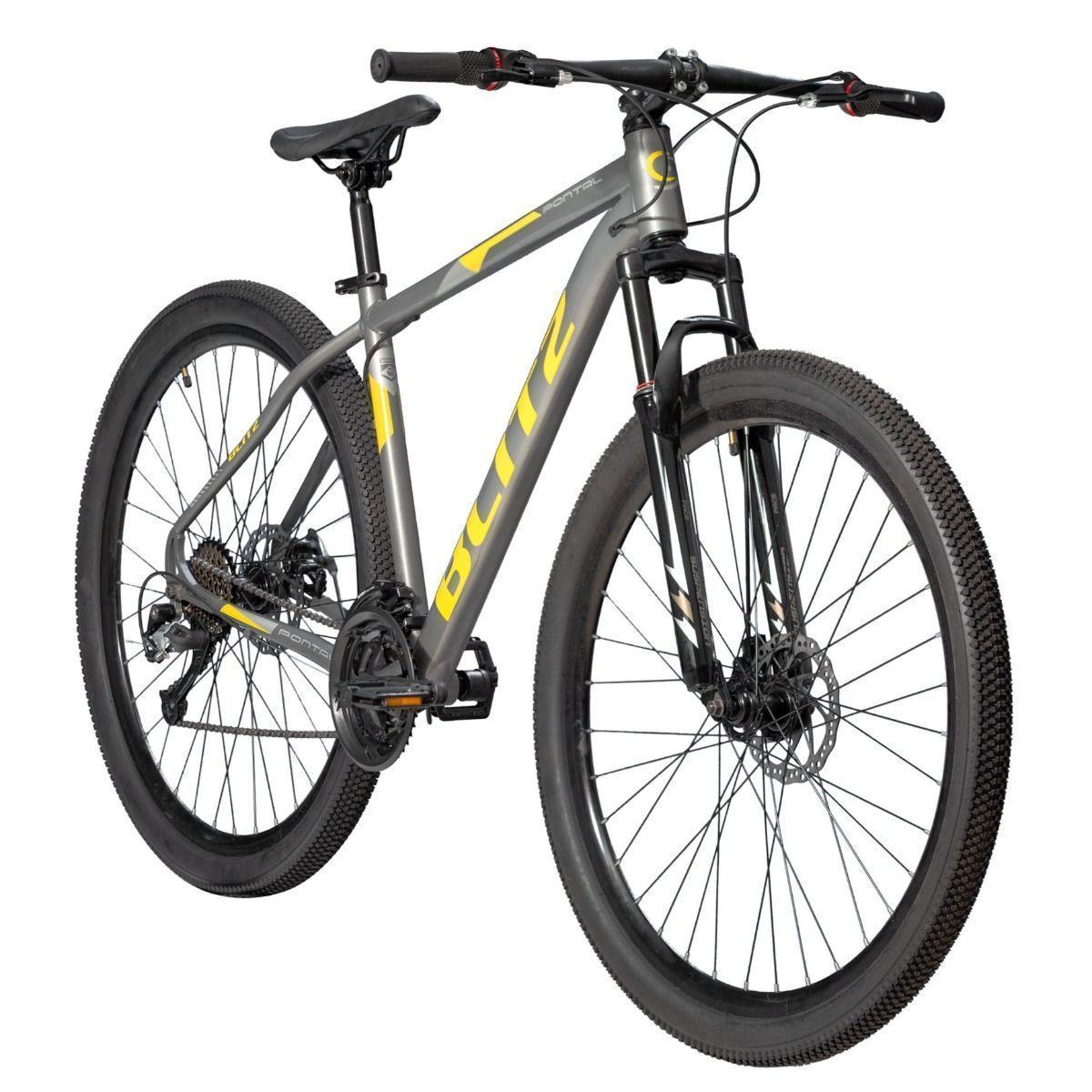 Bicicleta Aro 29 BLITZ Pontal Alumínio 21v Freios a Disco Menor preço em Bicicleta Aro 29 BLITZ Pontal Alumínio 21v Freios a Disco