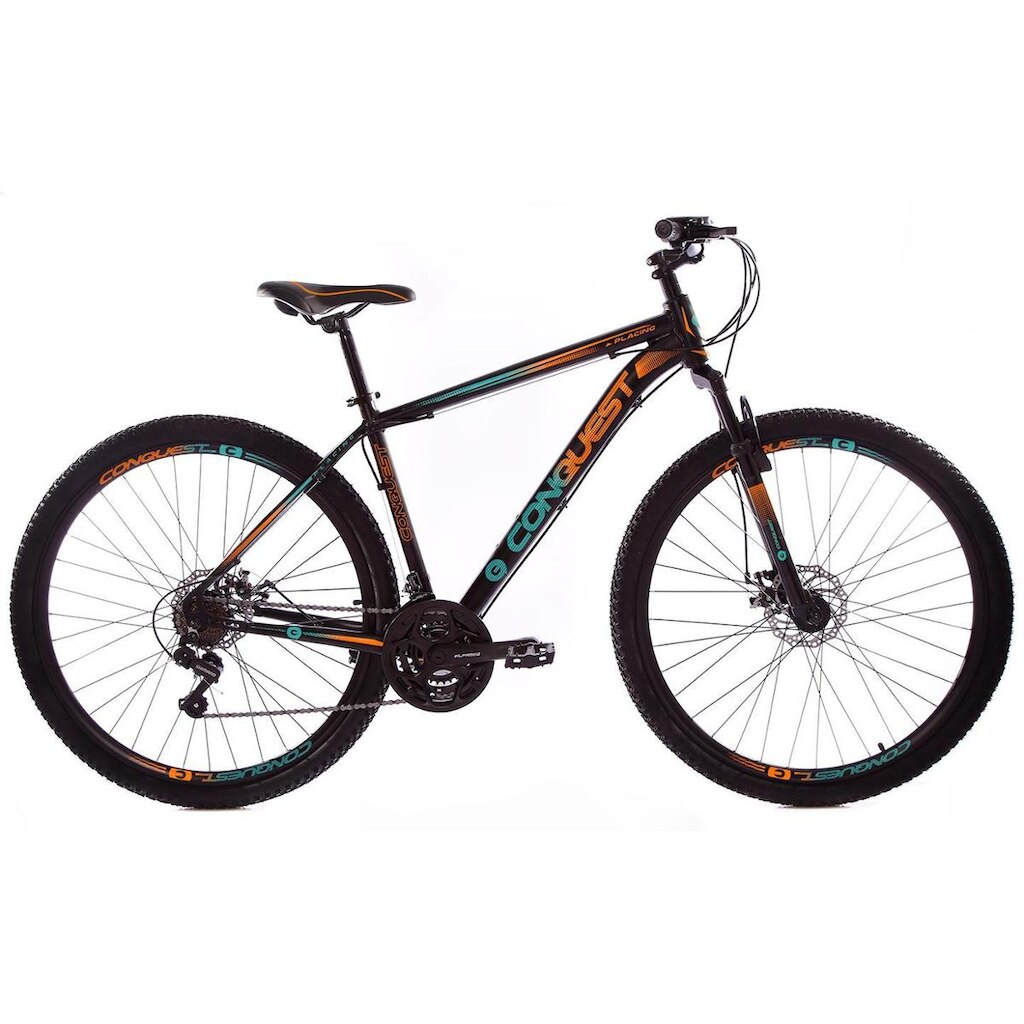 Bicicleta Aro 29 Conquest 21 Marchas Freios a Disco Câmbios Shimano