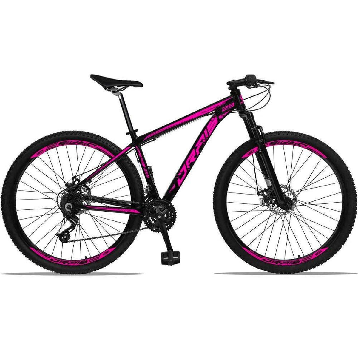 Bicicleta Aro 29 Drais 21v Câmbio Shimano Freio a disco MTB Aluminun Menor preço em Bicicleta Aro 29 Drais 21v Câmbio Shimano Freio a disco MTB Aluminun