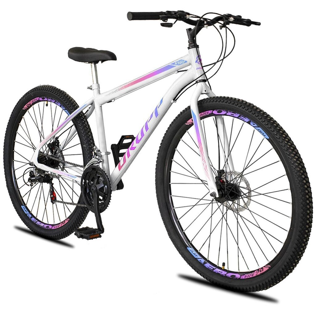 Bicicleta Aro 29 Dropp Sport Aero Aço Carbono 21 Vel Marchas Freio a Disco