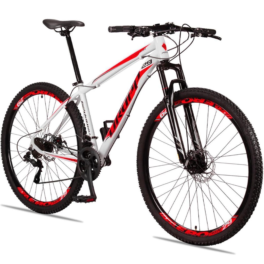 Bicicleta aro 29 Dropp X-PRO Alumínio 21 Vel Marchas Freios a Disco