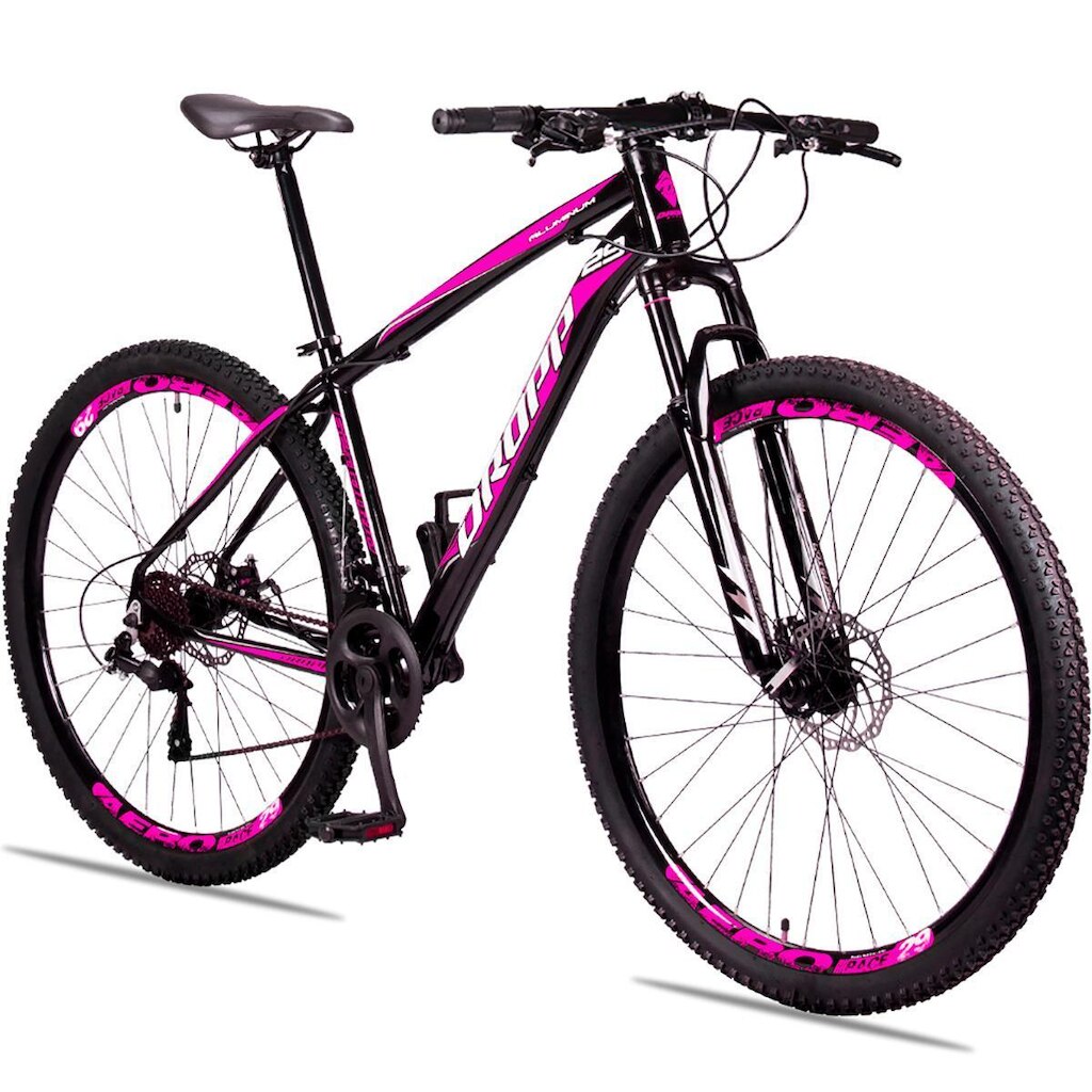 Bicicleta aro 29 Dropp X-PRO Alumínio 21 Vel Marchas Freios a Disco