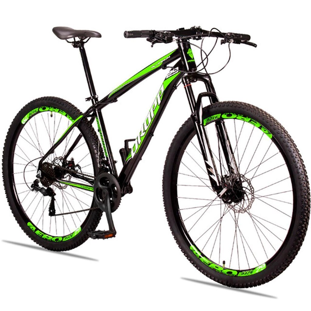 Bicicleta aro 29 Dropp X-PRO Alumínio 21 Vel Marchas Freios a Disco