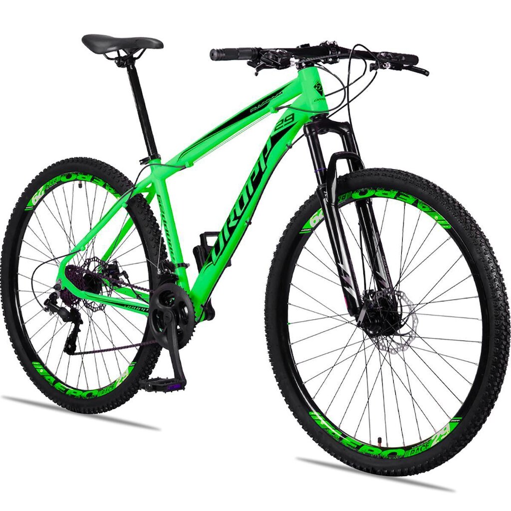 Bicicleta aro 29 Dropp X-PRO Alumínio 21 Vel Marchas Freios a Disco