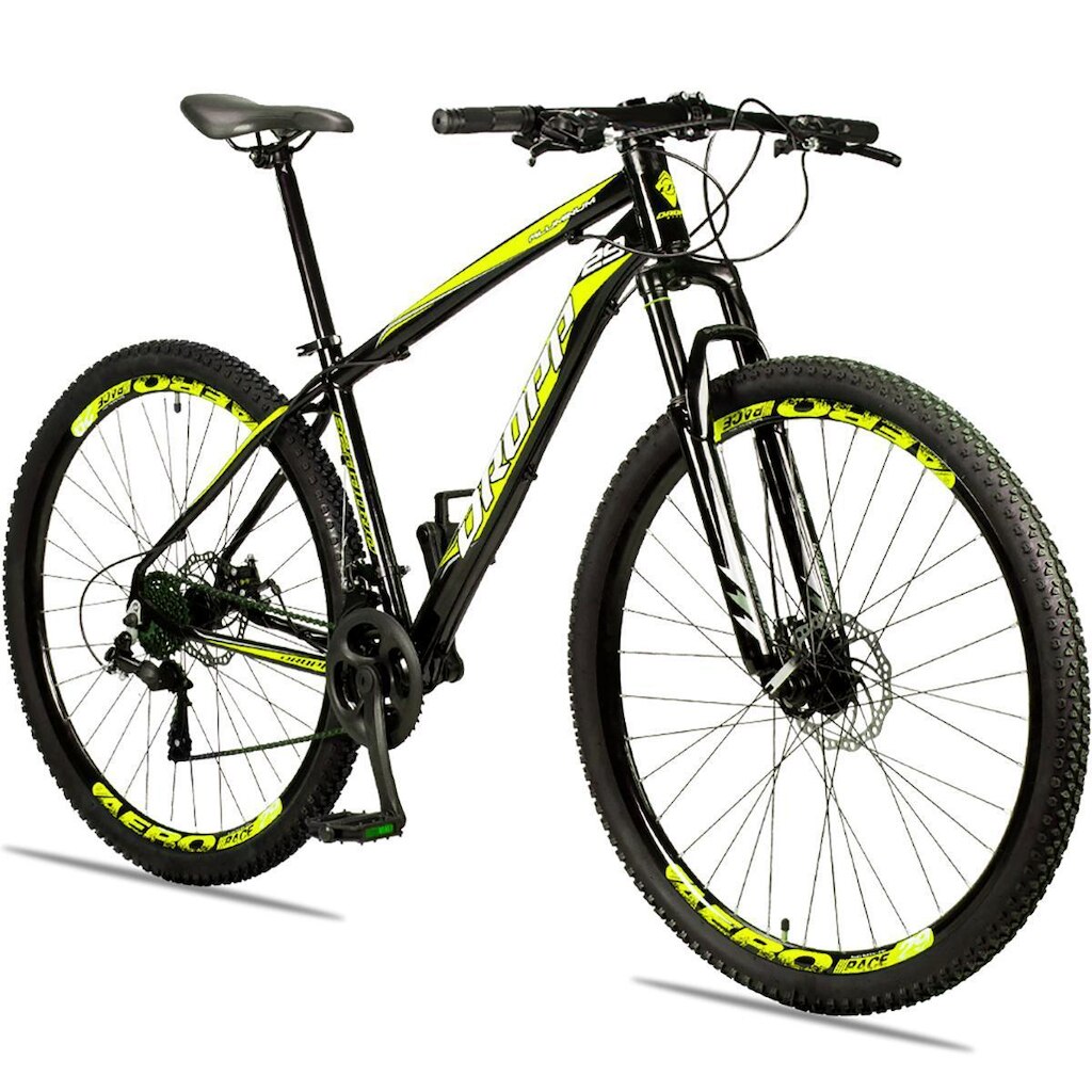 Bicicleta aro 29 Dropp X-PRO Alumínio 21 Vel Marchas Freios a Disco