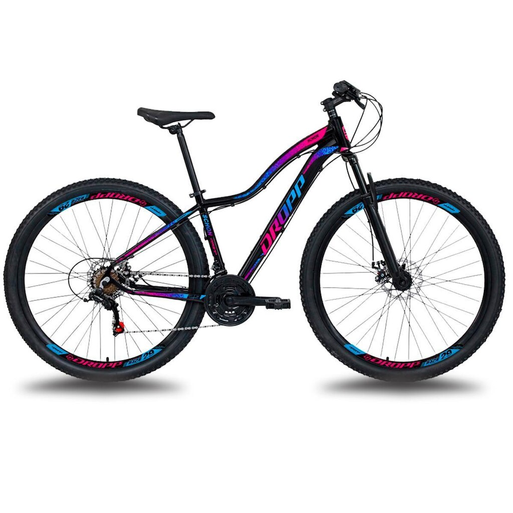 Bicicleta aro 29 Dropp X-PRO Alumínio 21 Vel Marchas Freios a Disco