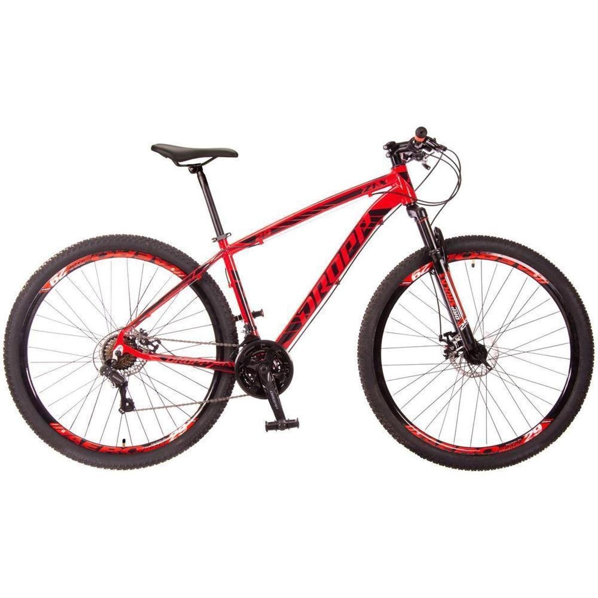 Bicicleta Dropp Z1 Aro 29 Susp. Dianteira 21 Marchas - Vermelho