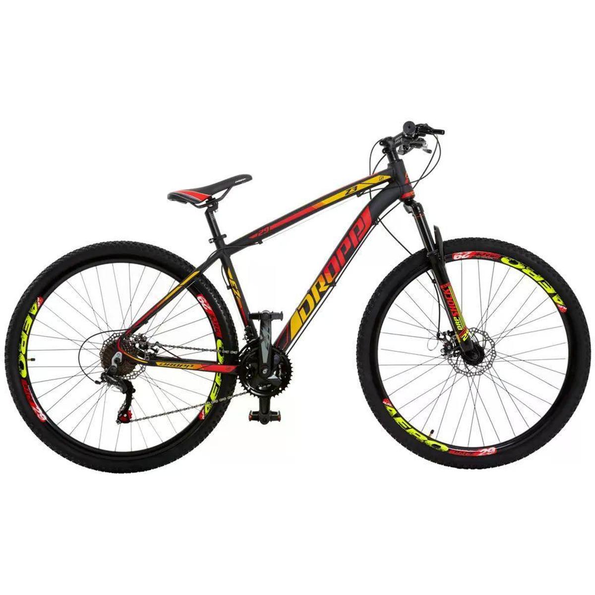 Bicicleta Dropp Z3x Disc M Aro 29 Susp. Dianteira 21 Marchas - Azul/cinza