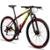 Bicicleta Aro 29 Dropp Z3 Câmbios 24 Vel Marchas Freio a Disco Mecânico com Suspensão Dianteira MTB - Preto+Amarelo