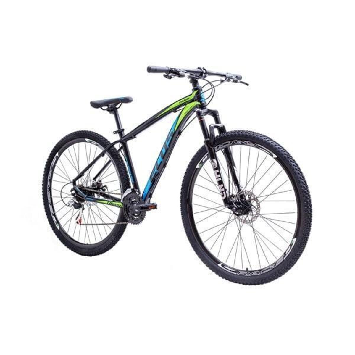 Bicicleta Ecos Touareg Aro 29 Susp. Dianteira 24 Marchas - Azul/preto
