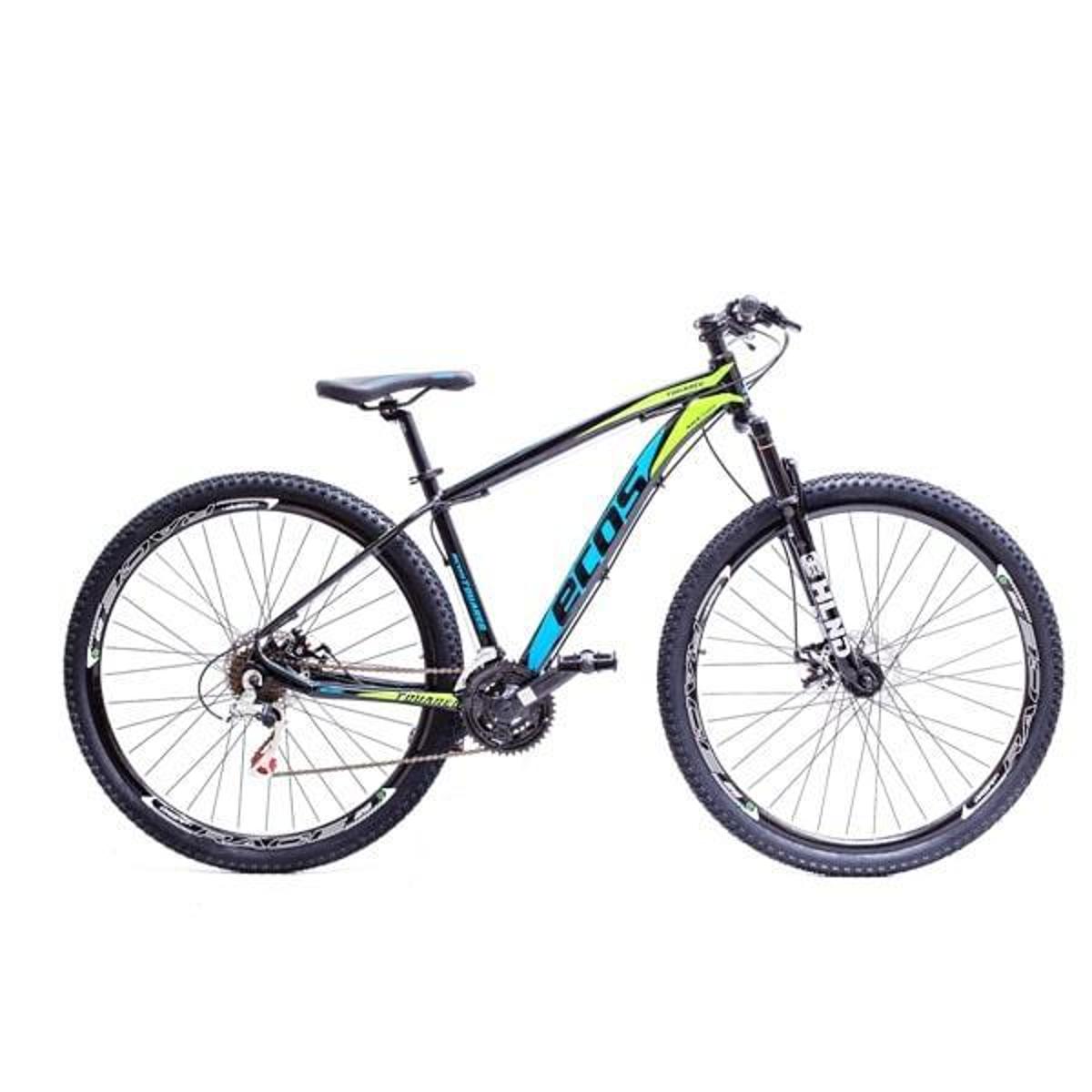 Bicicleta Ecos Touareg Disc H Aro 29 Susp. Dianteira 21 Marchas - Preto/azul