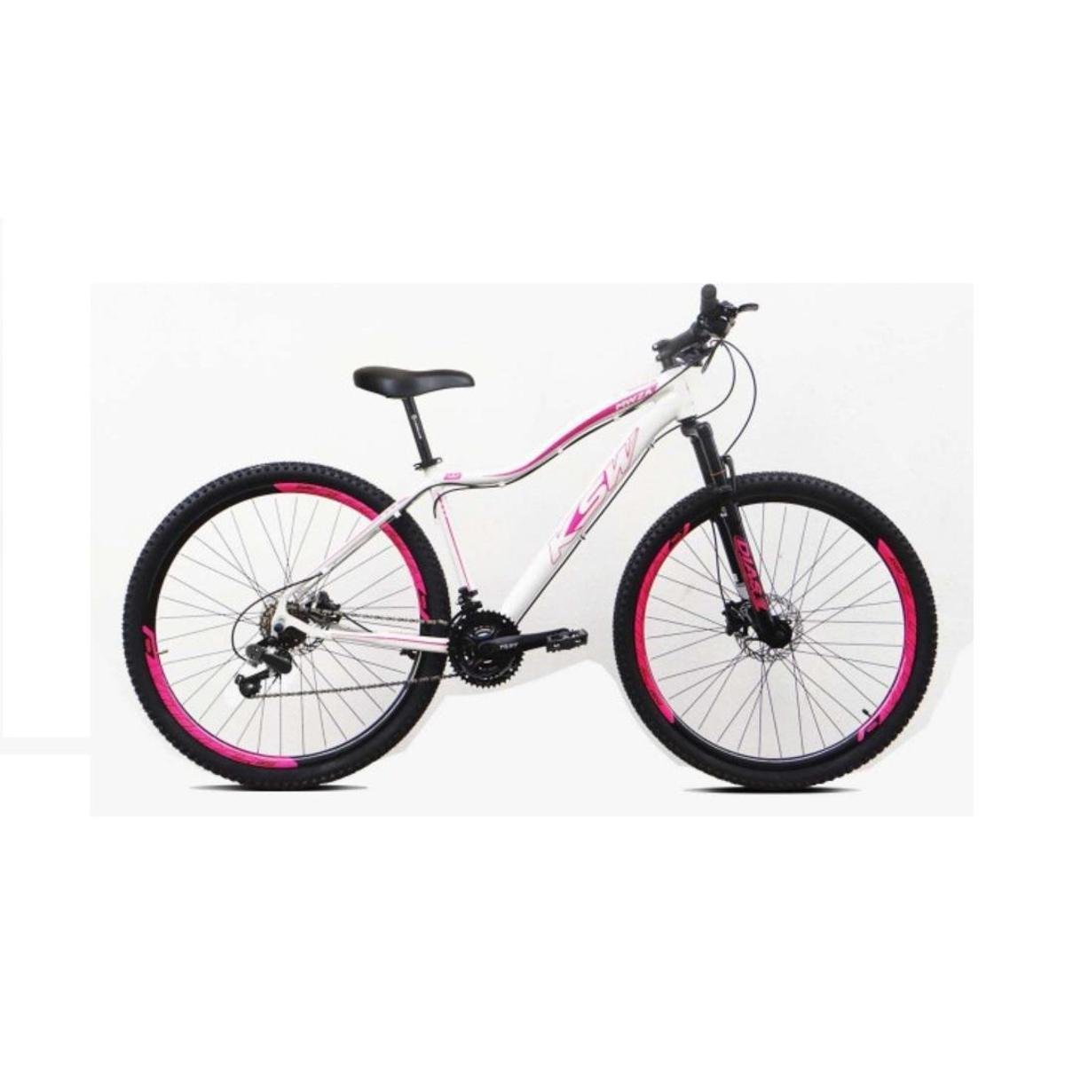 Bicicleta Aro 29 Feminina Ksw Mwza 24v Alumínio Freio a Disco Suspensão Dianteira Mountain Bike