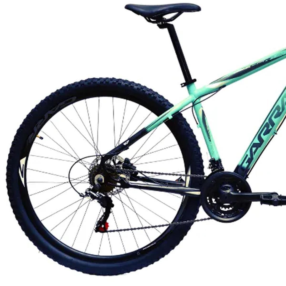 Bicicleta Aro 29 Garra7 Tiger Hidráulica II - Azul Claro+