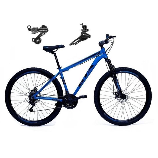 Bicicleta Aro 29 Gta Nx11 Alumínio 24v Câmbios Shimano Garfo Suspensão - Azul Menor preço em Bicicleta Aro 29 Gta Nx11 Alumínio 24v Câmbios Shimano Garfo Suspensão - Azul