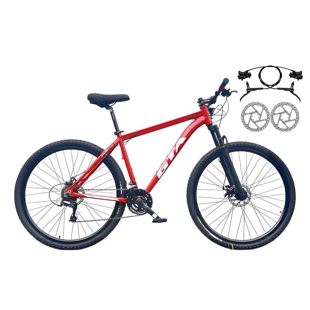 Bicicleta Aro 29 Gta Start 21v Alumínio Freio a Disco Hidráulico  Garfo Suspensão