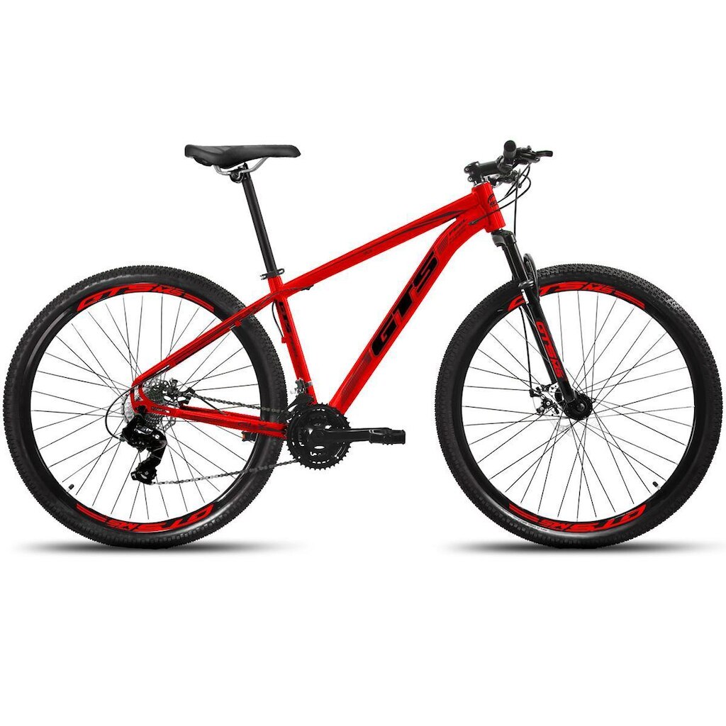 Bicicleta Aro 29 GTS Feel GLX 24 Marchas Freios A Disco