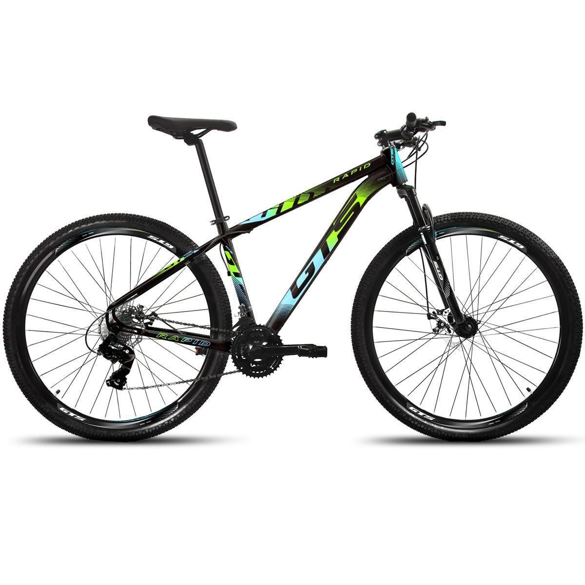 Bicicleta Gts M1 Rapid Disc M Aro 29 Susp. Dianteira 24 Marchas - Vermelho