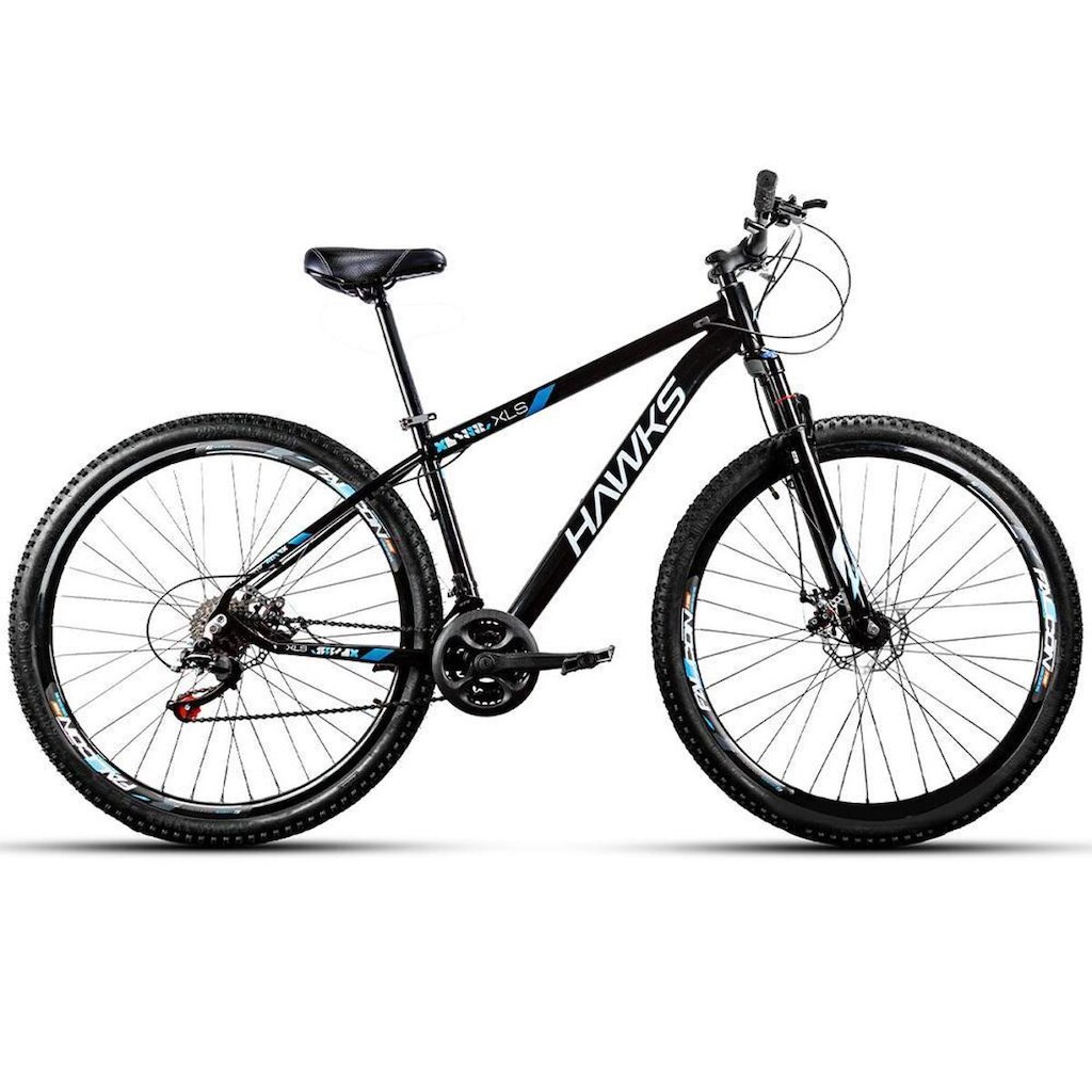 Bicicleta Aro 29 Hawks 24v Câmbios Shimano Freio Disco