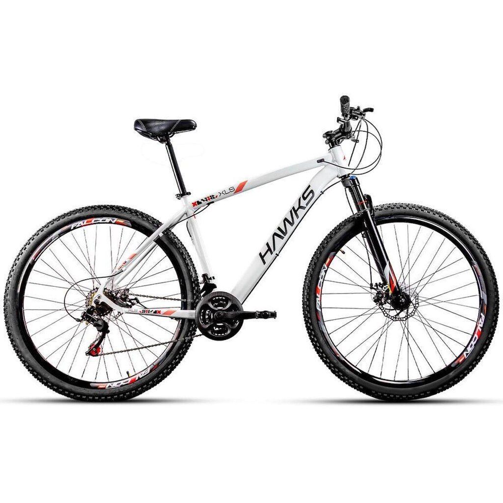 Bicicleta Aro 29 Hawks 24v Câmbios Shimano Freio Disco