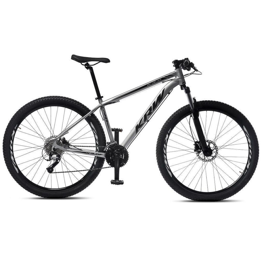 Bicicleta Aro 29 KRW Alumínio 24 Vel Freio a Disco Hidráulico S37