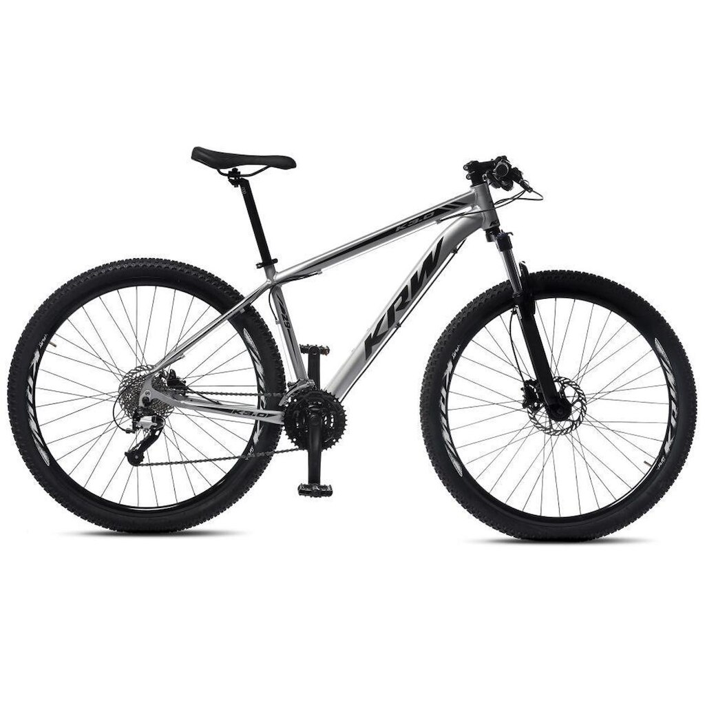 Bicicleta Aro 29 KRW Alumínio 24 Vel Freio a Disco Hidráulico S46